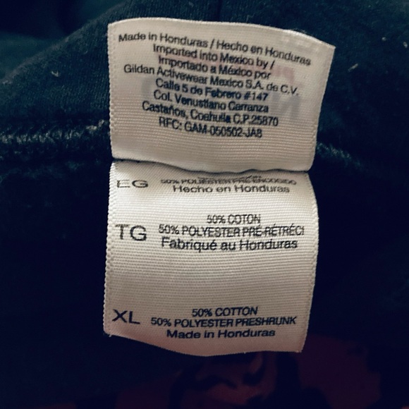 Vintage Gildan “That’s Outrageous” Thick Hoodie XL Black w/ Front Pocket - Picture 5 of 6